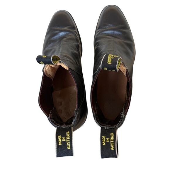 R.M. Williams Comfort Craftsman Chelsea Boots Black Leather 8.5E main image 9